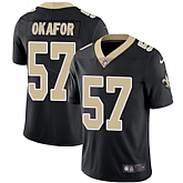 Nike Men & Women & Youth Saints 57 Alex Okafor Black NFL Vapor Untouchable Limited Jersey,baseball caps,new era cap wholesale,wholesale hats